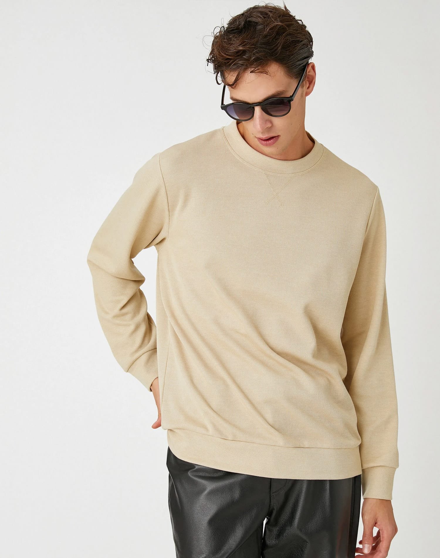 Koton Sweatshirt - Beige - Regular Fit - Bild 2