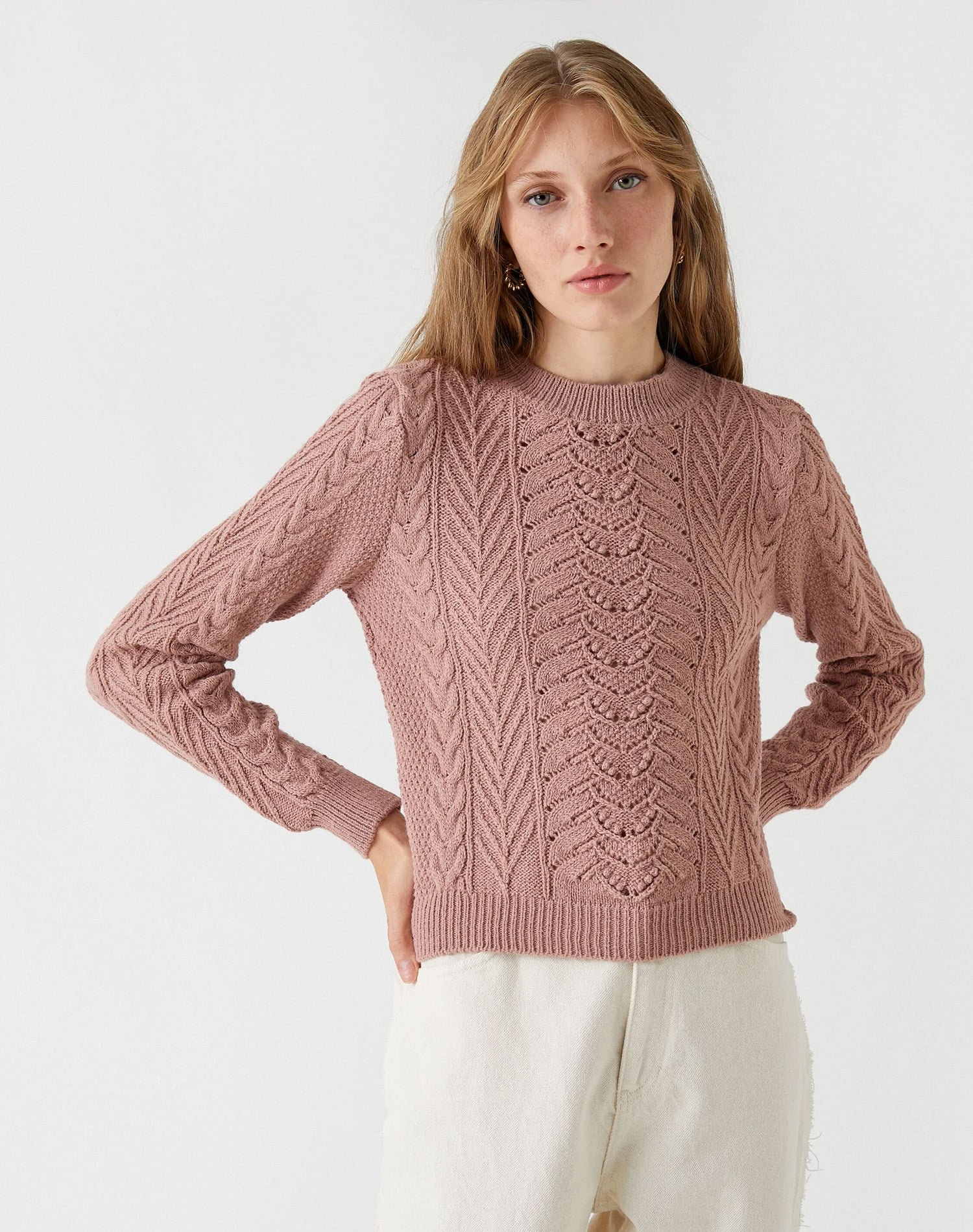 Knitted Detailed Sweater - Bild 3