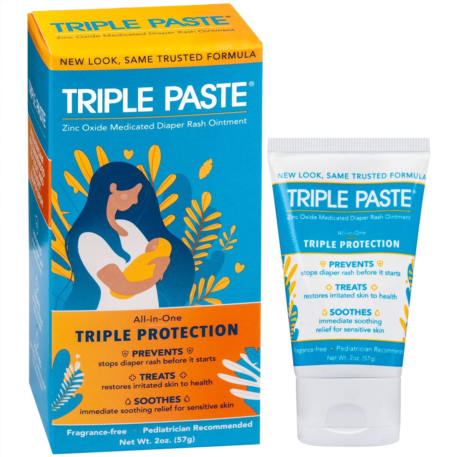Triple Paste Medicated Ointment for Diaper Rash, 2 oz Tube - Bild 3