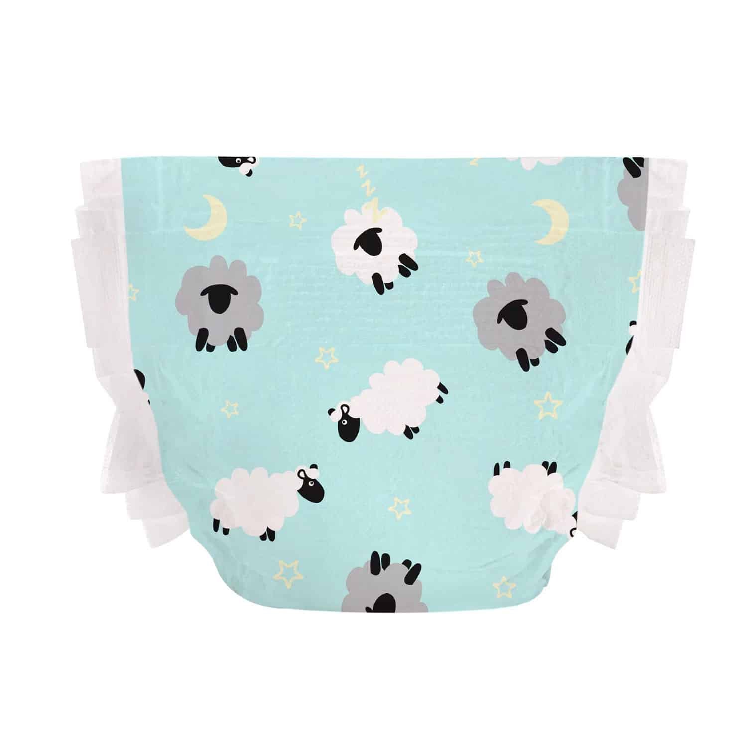 The Honest Company Overnight Baby Diapers, Sleepy Sheep, Size 5, 44 ct - Bild 4