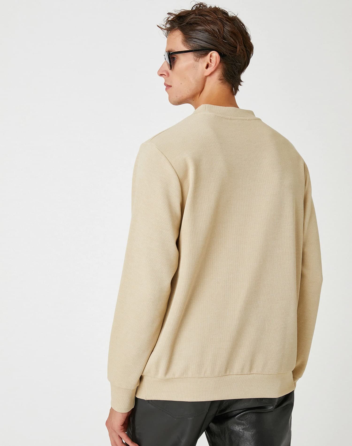 Koton Sweatshirt - Beige - Regular Fit - Bild 4